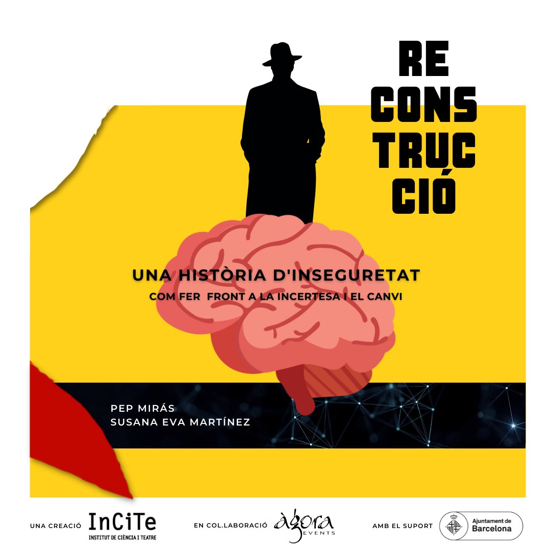 RECONTRUCCIÓ, una obra de teatre científic sobre com fer front a la incertesa i el canvi. Estrenem aviat. Us mantindrem informats. incite.es