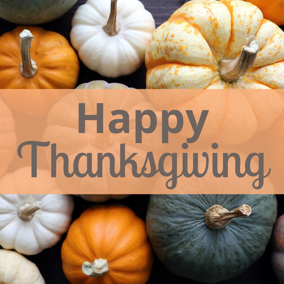Happy Thanksgiving! 🦃 Wishing you and your family a wonderful day of togetherness.