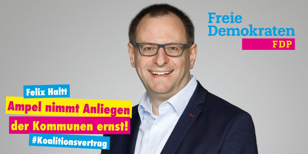 'Die Ampel hat die Kommunen auf dem Schirm. Und das ist gut so', analysiert @FHaltt für die #FDPRatsfraktion den Koalitionsvertrag auf Bundesebene. 'Vor allem sollen Förderprogramme entschlackt und vereinfacht werden.' Mehr beim
@lokalkompass_de: lokalkompass.de/bochum/c-polit… #Ratbo