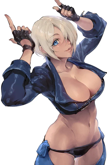 アンヘル参戦おめでとう!
#KOF15  #格ゲーキャラ描こうぜ 