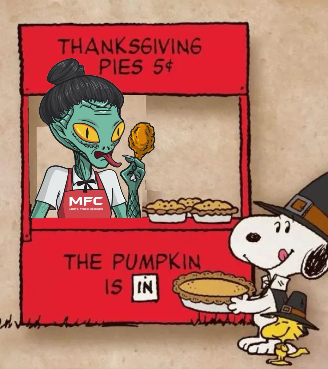 SaveMartiansNFT's tweet photo. Happy Holidays from the STM Team
👽✊
We are thankful for so many things this year but we are most thankful for our Martian community that has been supporting us throughout.
@MetalMartianMan @CANNIVEST @TheMatthewCrowd @SkuddiNFT @St0neyDave @_Designa @_OfficialNFT @ShillBoi 1/2 https://t.co/5knKdal5Jb