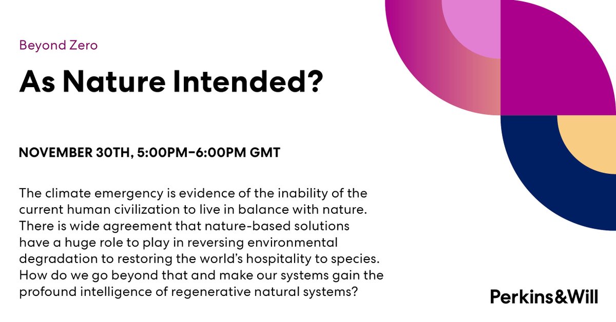 Join the final event in our #BeyondZero webinar series which examines how the built environment industry can tackle climate change, around four critical topics: retrofit, finance, technology, and nature-based solutions.

Register here: lnkd.in/dWipTxGB