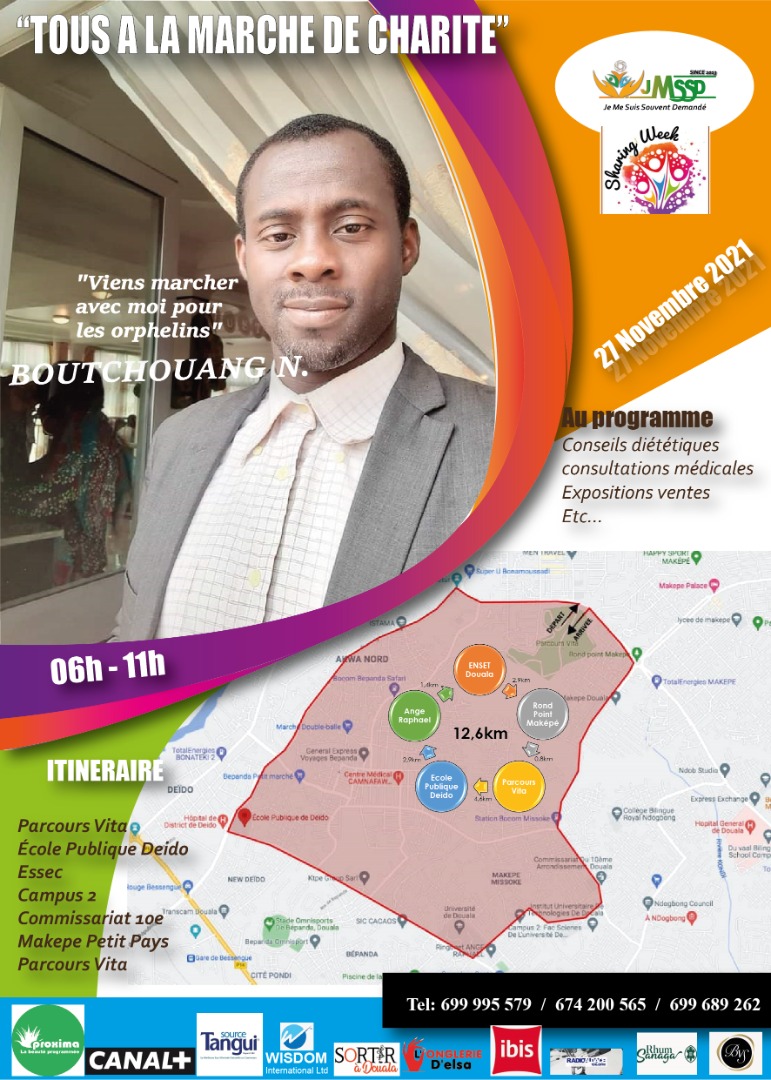 BouNghom's tweet photo. Rendez-vous ce samedi 27 novembre au Parcours Vita de Douala.
Ensemble, nous irons loin !
#SharingWeek
#JMSSD https://t.co/FOVGIpMP5t
