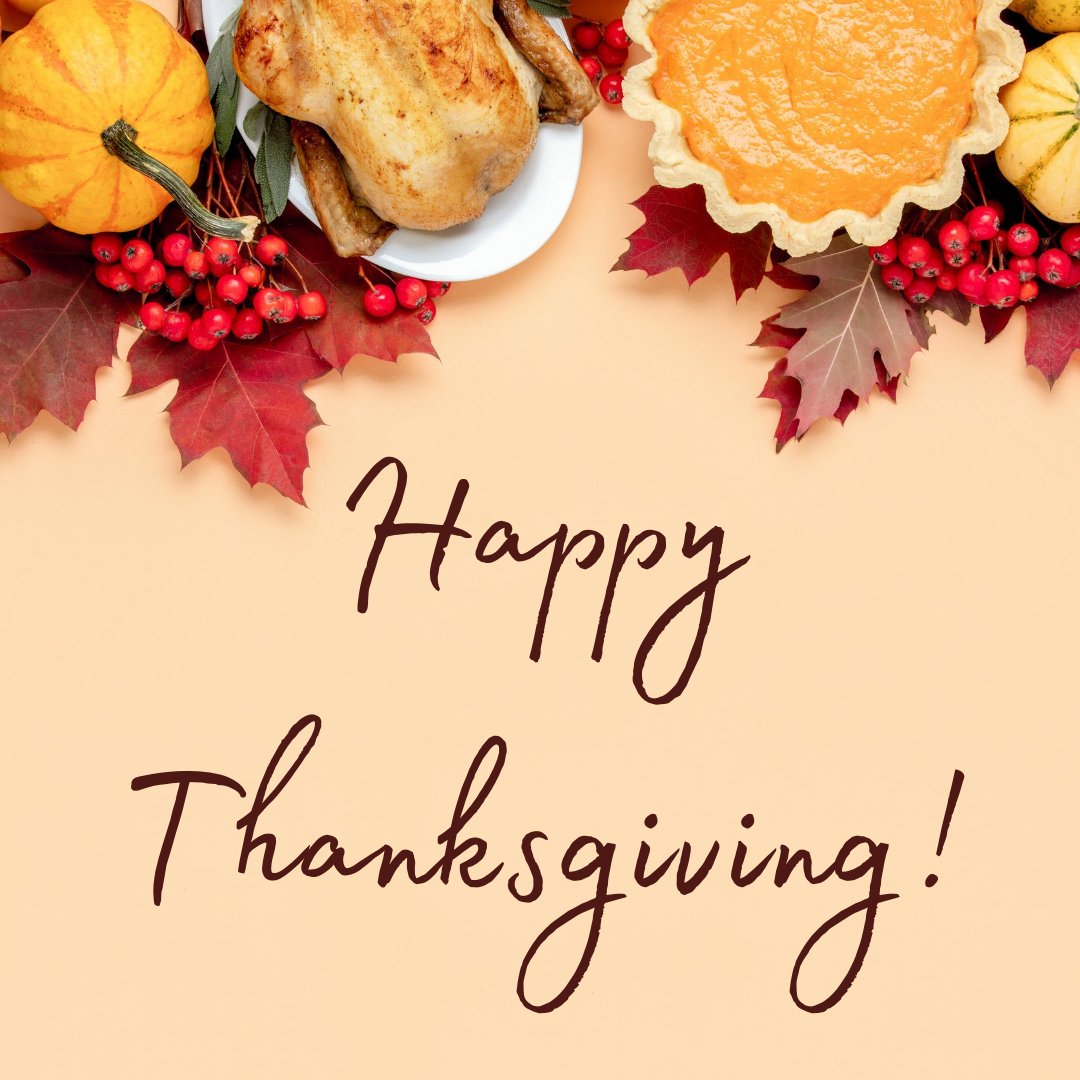 Happy Thanksgiving! We're thankful that we have the BEST residents! We wish you and yours a wonderful holiday. 🦃