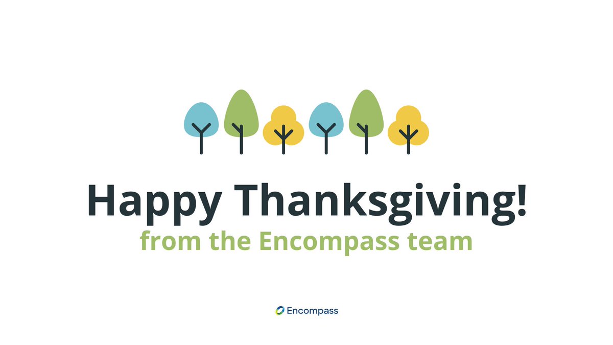 EncompassOnsite's tweet photo. The Encompass Team wishes everyone a Happy Thanksgiving!

Have a safe and happy holiday. https://t.co/Wnesw17U58