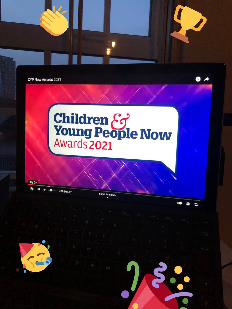 OTLydia's tweet photo. Watching the @cypnow awards and got everything crossed for #SafeZones @childrensociety to win!! 🥳 Good luck and congrats to all short listed! #CYPNowAwards https://t.co/bMmL1fR0CU