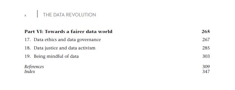 2nd edition of The Data Revolution just delivered. It's had a complete overhaul - 2 chapters deleted, 10 added (on critical data studies, dataveillance, data capitalism, governance, security, ethics, justice & activism, civil society), rest extensively revised. Now 50% longer.