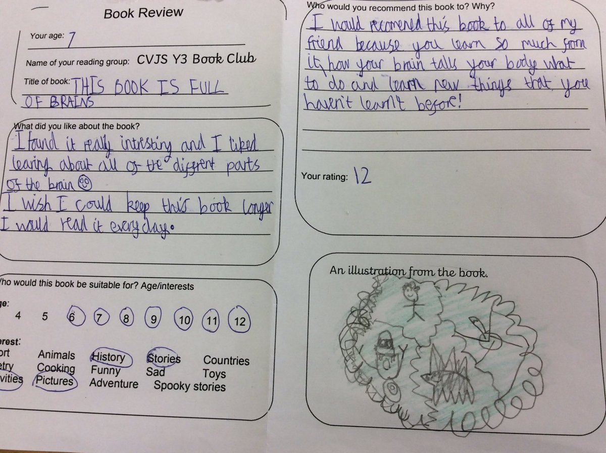 CVJSchool's tweet photo. We have loved reading This Book is Full of Brains. Thank you to @BusterBooks, @houseofscience and  @readingagency for these lovely books for our CVJS science lab. https://t.co/haw81LVgN1