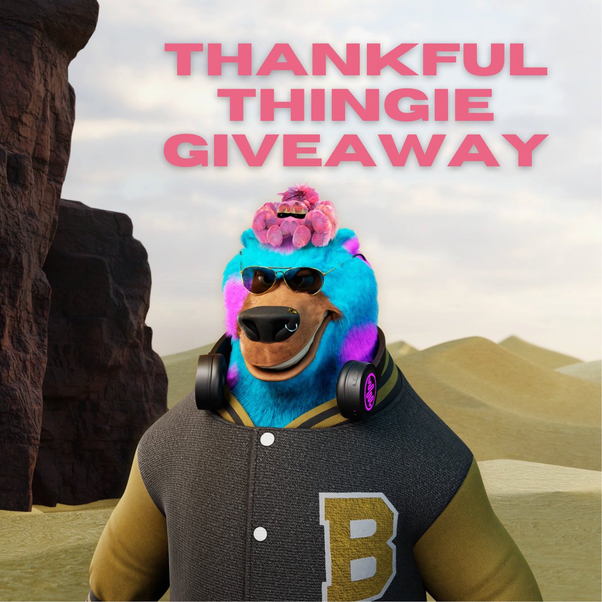 We’re feeling extra thankful today for our new NFF (Non-Fungible Family), so we’re giving away TWO THINGIES from @FLUF_World. 

Like, Retweet, Follow and TAG two friends you are extra thankful for today. #NFTGiveaway