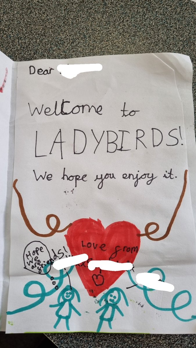 A Syrian refugee started in my class today. She arrived two weeks ago after two years of trying to reach the UK. My class were so full of LOVE for her - some made cards at home. This hatred and selfishness is completely learned. Just LOOK at the EMPATHY  ❤😭
#RefugeesWelcome