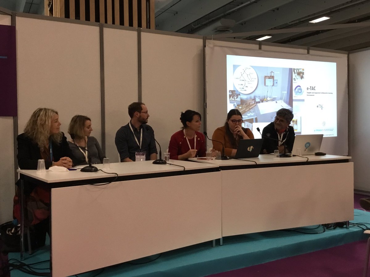 explometierstv's tweet photo. RT @dane_nancy_metz Les projets #eFRAN et après : industrialisation et perspectives, conférence animée par @Valentin_Pio à #EducatecTice ⤵️
Présentation des @Projet_Metal, @Projet_eTAC, #Linumen, #Applinou... la #recherche au cœur de l'école dans l'@acna… https://t.co/6oi4yNYmXd