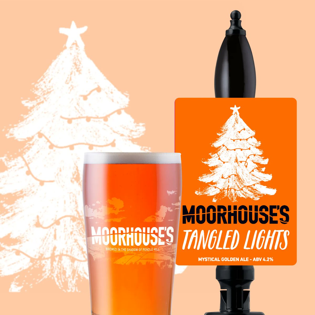 Moorhousesbrew's tweet photo. If two is company and three is a crowd, what is four!?
We're introducing our newest festive beer TANGLED LIGHTS this year, making that four Christmas favourites to get you in the spirit. #1monthcountdown https://t.co/qByOV6HWgx