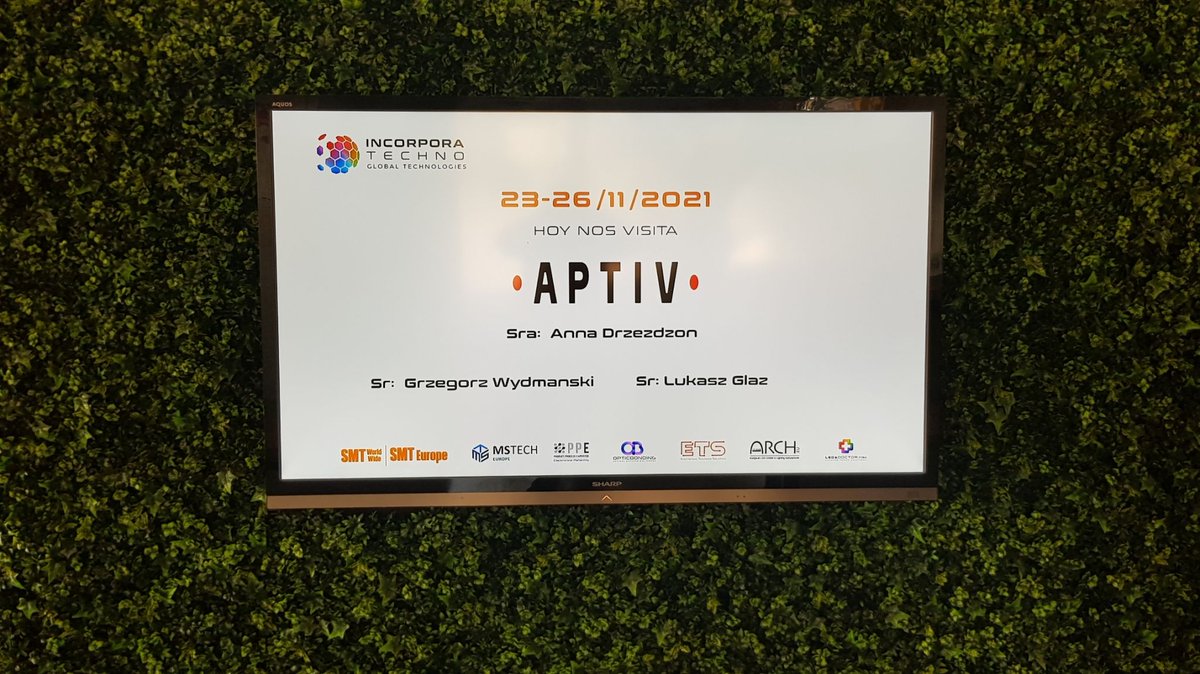 SMTLegacy's tweet photo. #SMTEurope hosting visitors... #Aptiv welcome home! #IncorporaTechno #SMTWorldwide #inspection #vision #router #moebius #Depaneling #cameras #Smteurope #incorporatechno #Mstech #Mstecheurope https://t.co/hNGQ6XVwGW