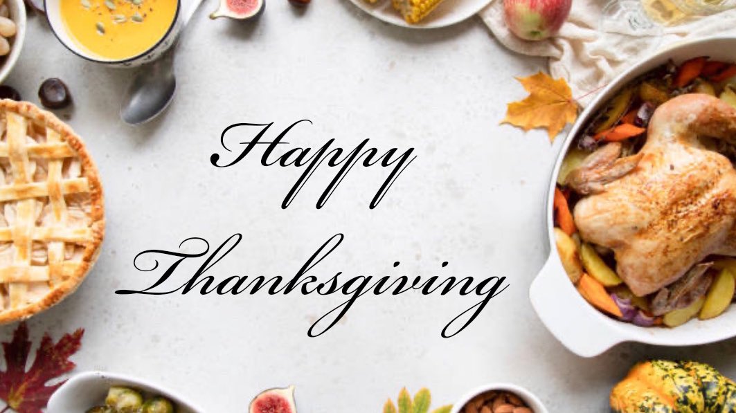 Wishing you and your loved ones a safe and cozy day with all the trimmings!

Valley Fresh Market is open 7am to 6pm today for Thanksgiving dinner pre-order pickups as well as a la carte items, all served up from our deli. 

Don’t forget the pie, wine, or a fresh floral bouquet!