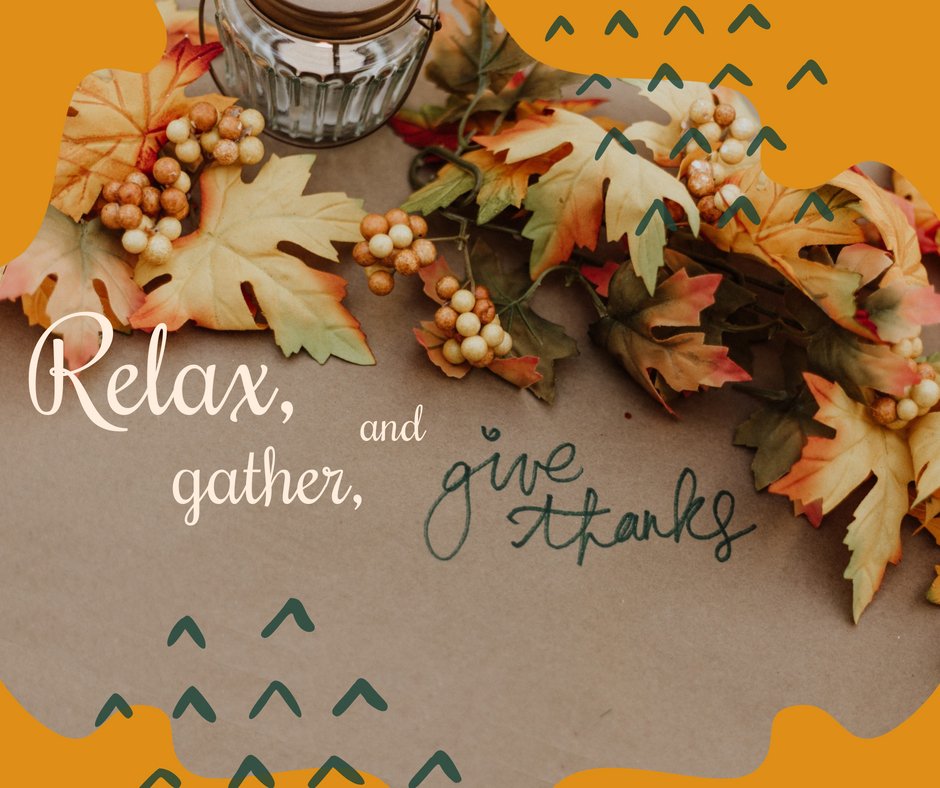 craftandracked's tweet photo. Craft and Racked Wine Bar reminds you to relax, gather, and give thanks today. After all, that's what Thanksgiving is all about! https://t.co/ymbCcLnJo5