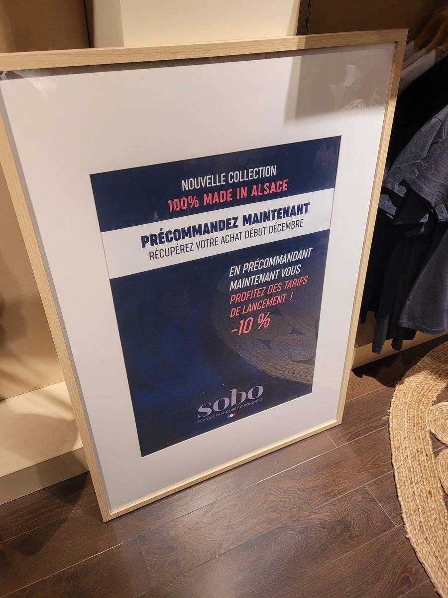 On a découvert avec plaisir la nouvelle collection de nos clients <a href="/SOBOConcept/">Sobo Concept</a> dans leur nouvelle boutique à Place des Halles - Strasbourg ! Merci pour l'invitation, on recommande 👖👕🇨🇵

#soboconcept #madeinfrance #vêtementsecoresponsables
Read less