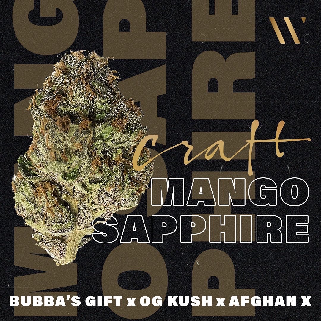 trecbrands's tweet photo. Craft Mango Sapphire by #WINK
⠀⠀⠀⠀⠀⠀⠀⠀⠀
✈ Ontario - Alberta 
⠀⠀⠀⠀⠀⠀⠀⠀⠀
→ Bubba's gift x OG Kush x Afghan
→ 20-26% THC
→ Terpenes: Caryophyllene, Myrcene, Farnesene, Limonene, A-Humulene - 2.55%
⠀⠀⠀⠀⠀⠀⠀⠀⠀
Distributed by Agripharm Corp. 
19+ Only https://t.co/cDLPjNWg5x