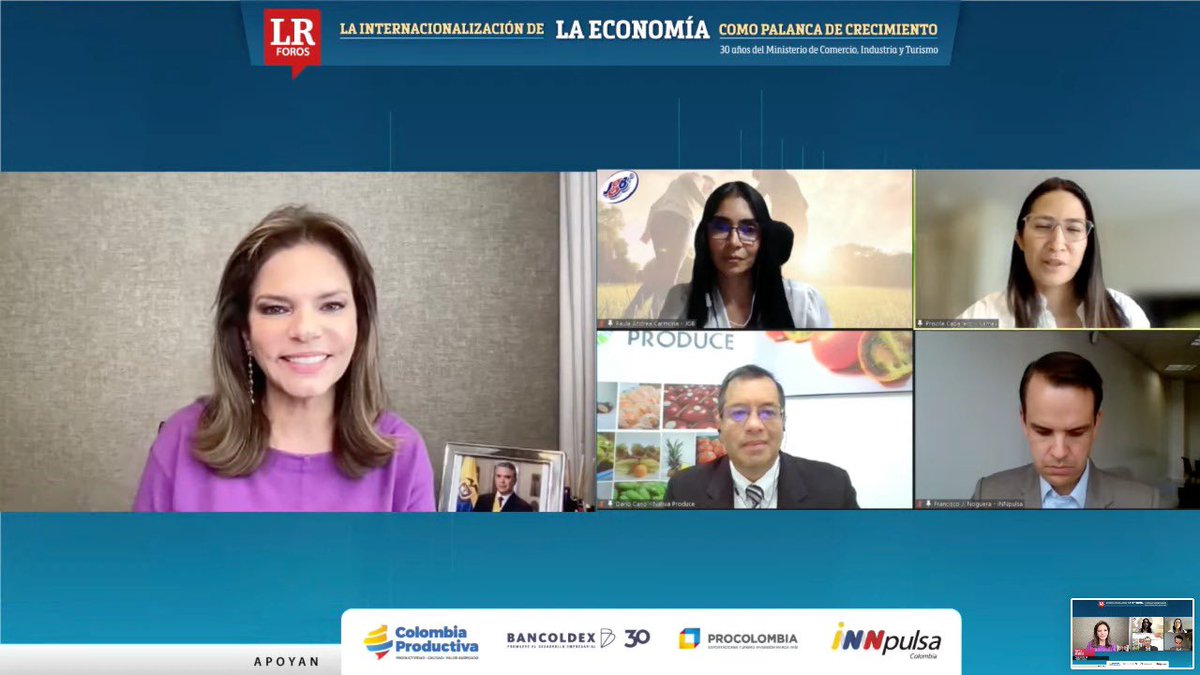 FlaviaSantoroT's tweet photo. Desde @PROCOLOMBIACO trabajamos muy de cerca con nuestros empresarios. Sus exportaciones crecen al menos 19% al año siguiente de recibir nuestro acompañamiento. #30AñosMincomercio https://t.co/wUQBj953wx