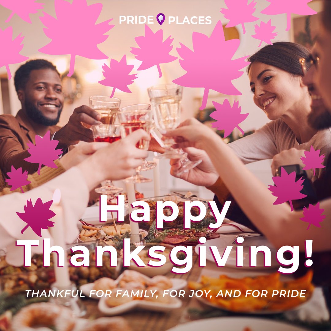 prideplacesHQ's tweet photo. Happy Thanksgiving! What are you thankful for this year?

#Thanksgiving #thanksgiving2021 #asexual #bisexual #buildcommunity #community #gay #gaypride #gayrights #genderfluid #lesbian #lgbt #lgbtq #lgbtqsupport #nonbinary #pansexual #pride #queer #transgender https://t.co/6F355Ve2Oy
