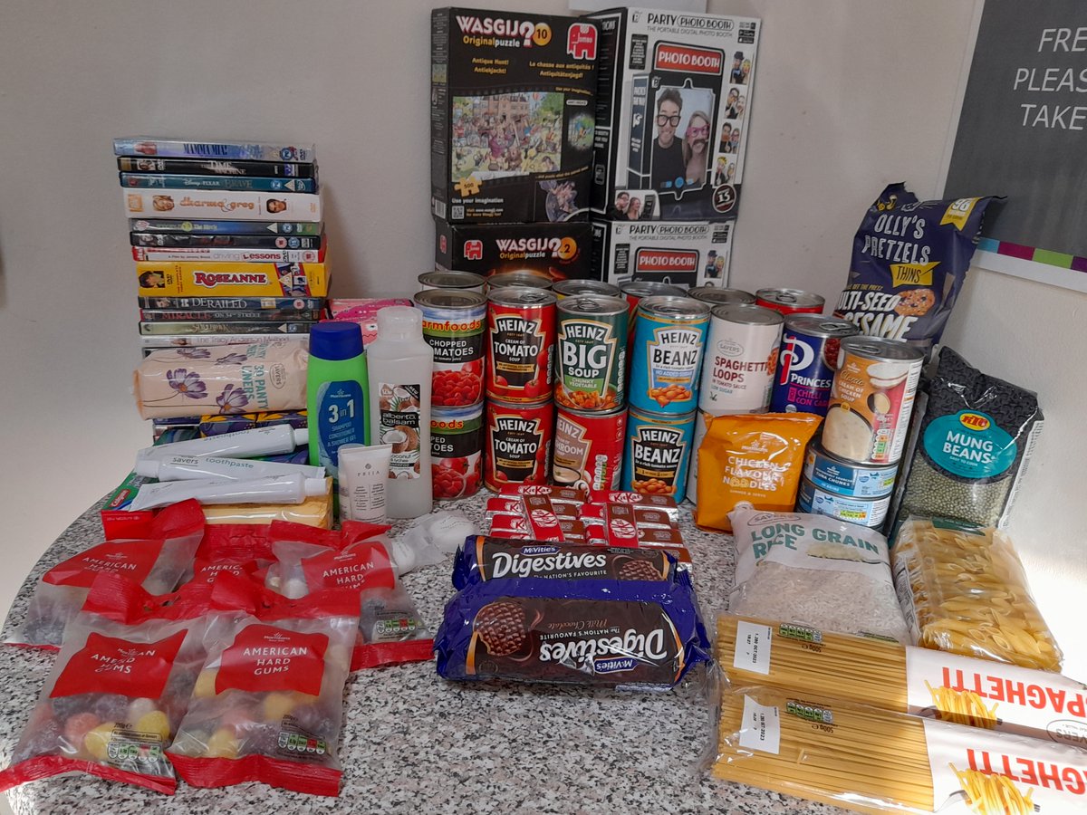 #ThankfulThursday - We are sending our thanks to <a href="/Morrisons/">Morrisons</a> and the Holyhead Road Community Champions for their recent #donations of treats and essentials for our young residents. This is a difficult time for many of our #youngpeople and your kind gestures are appreciated!