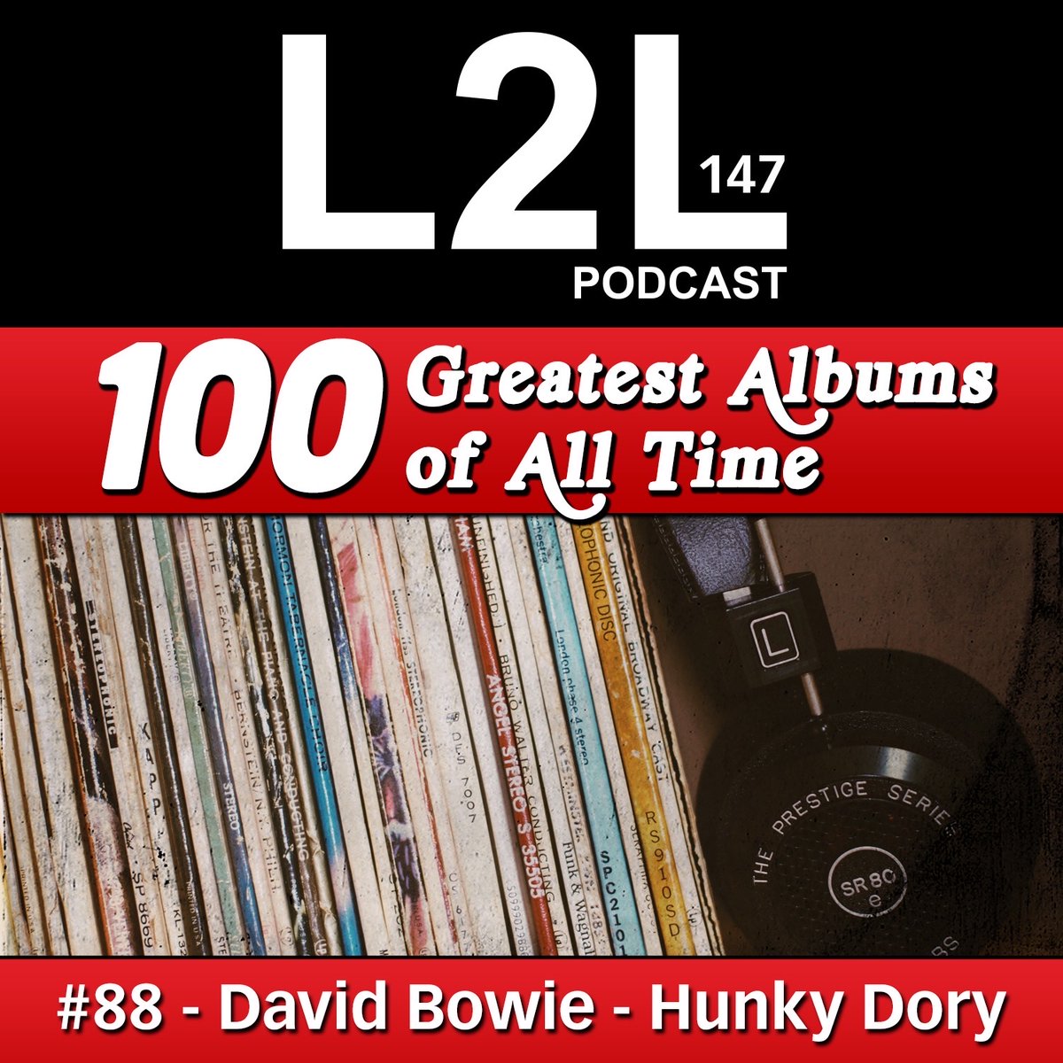 L2LPodcast's tweet photo. Rolling Stone's 100 Greatest Albums of All Time series continues with the crew listening to #88 - David Bowie - Hunky Dory.

#EngagedListening #100GOATS https://t.co/y0Qvqs4Hoq