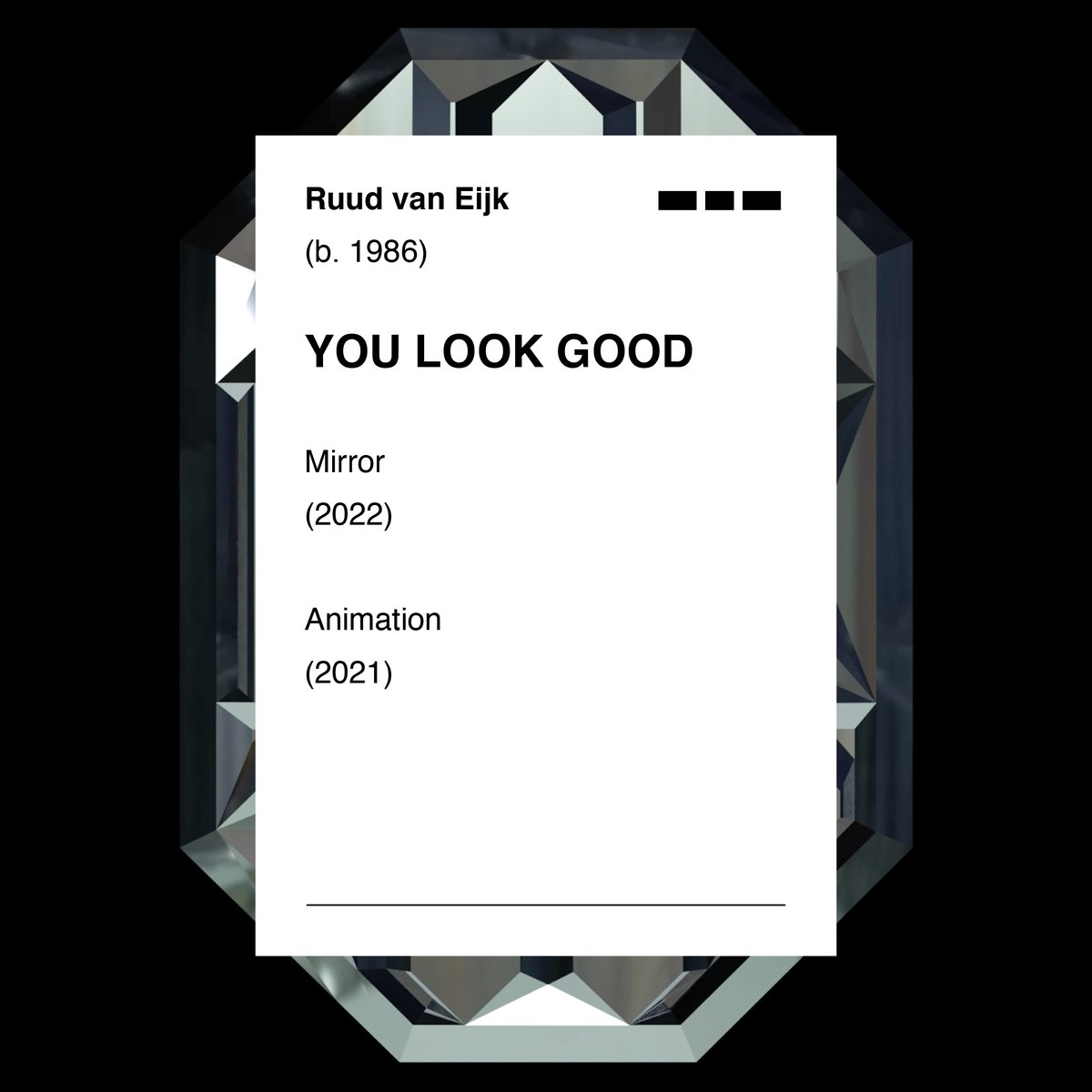 ruudvaneijk's tweet photo. Minting my new NFT, soon. An idea that I had for a mirror. A project about appearance, insecurities &amp; beautiful human beings. #NFT #Charity https://t.co/GuqIN9Re30