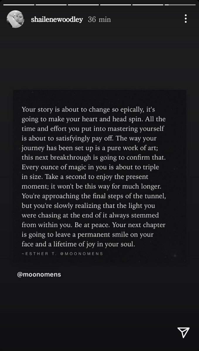 🤳🏼 | shailenewoodley via ig stories.