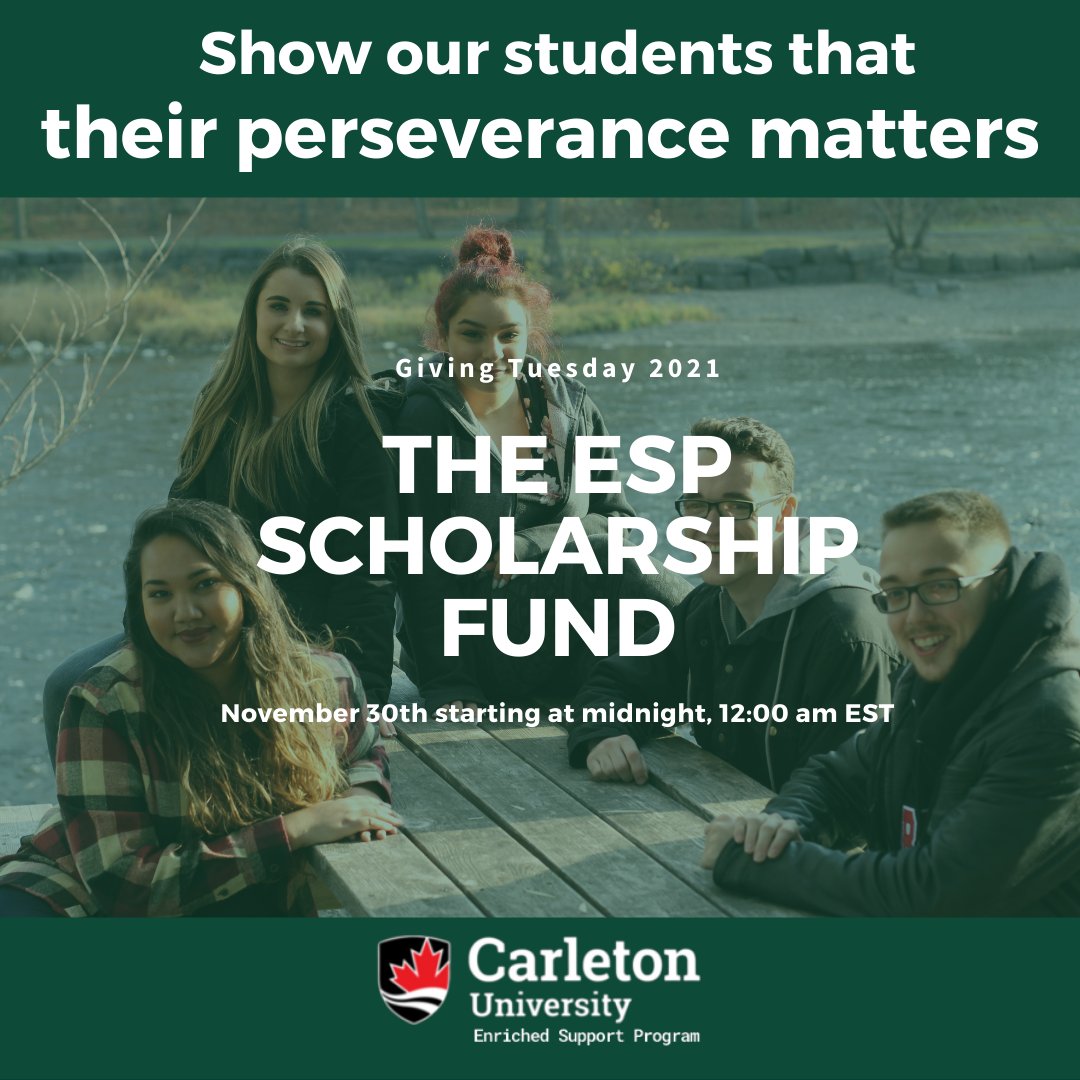 ESP is proud to call Peggea an alumus. 
 
He is completing his BA in Law, with the hopes of providing legal services for low-income communities upon graduation.

On Nov 30, show our students their perseverance matters.

futurefunder.carleton.ca/campaigns/enri…

#togetherforgood @theFutureFunder