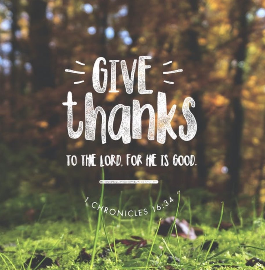 Thankful for God’s many Blessings!