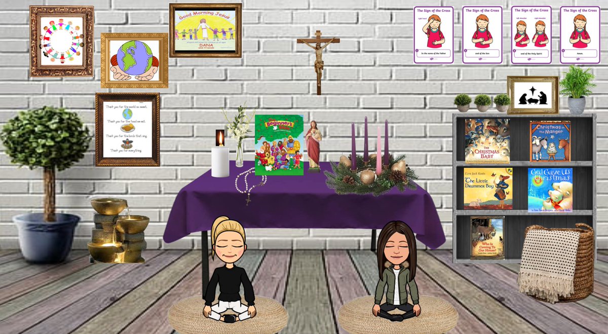 This week we have been talking about prayer and what belongs on a prayer table. Check out our virtual Prayer Room! <a href="/HCDSBVirtual/">St. Clare of Assisi Virtual School</a> #HCDSB