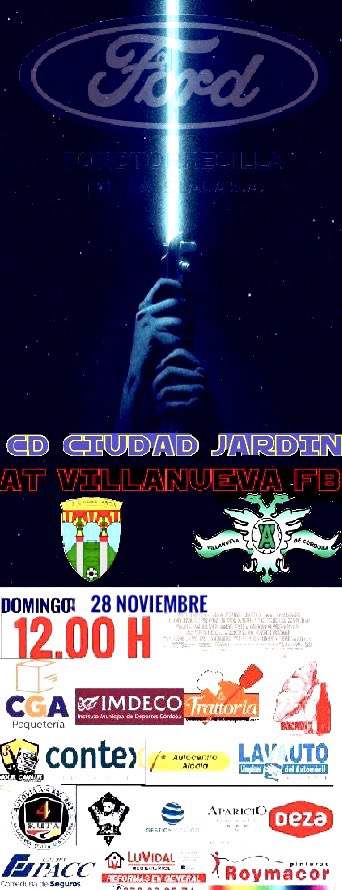 Volvemos a nuestra casa!!!! Partidazo de poder a poder!!! Recibimos a un historico como es el <a href="/atvillanuevafb/">ATLETICO VILLANUEVA</a> !!! Que la fuerza sea con nosotros!!!
@GestionyCalor <a href="/Shumy33/">miguel canales ruiz</a>  <a href="/APARICIOmuebles/">Muebles ApariciO</a>  <a href="/lavautocordoba/">Lavauto Córdoba</a>