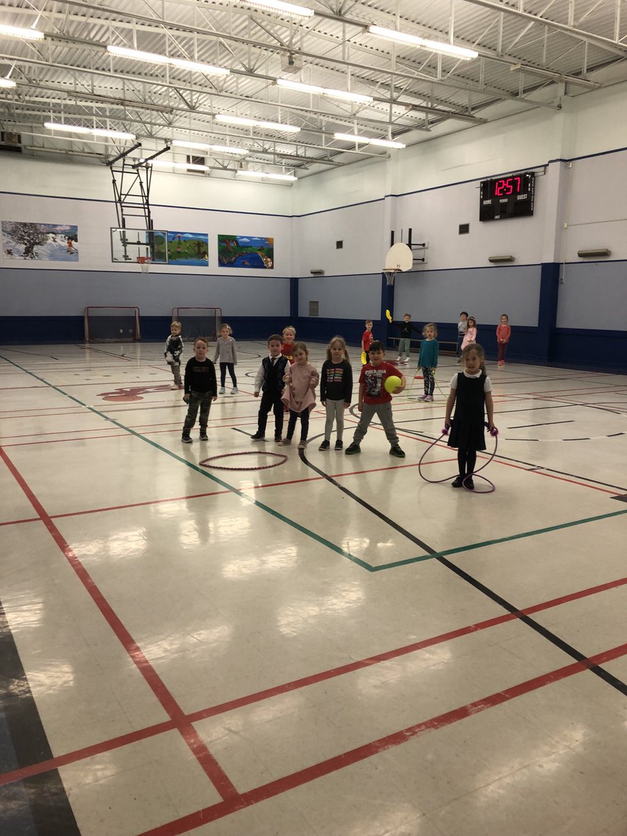 What does a kindergartener do when you can’t play outside? You play in the gym of course!💪👏