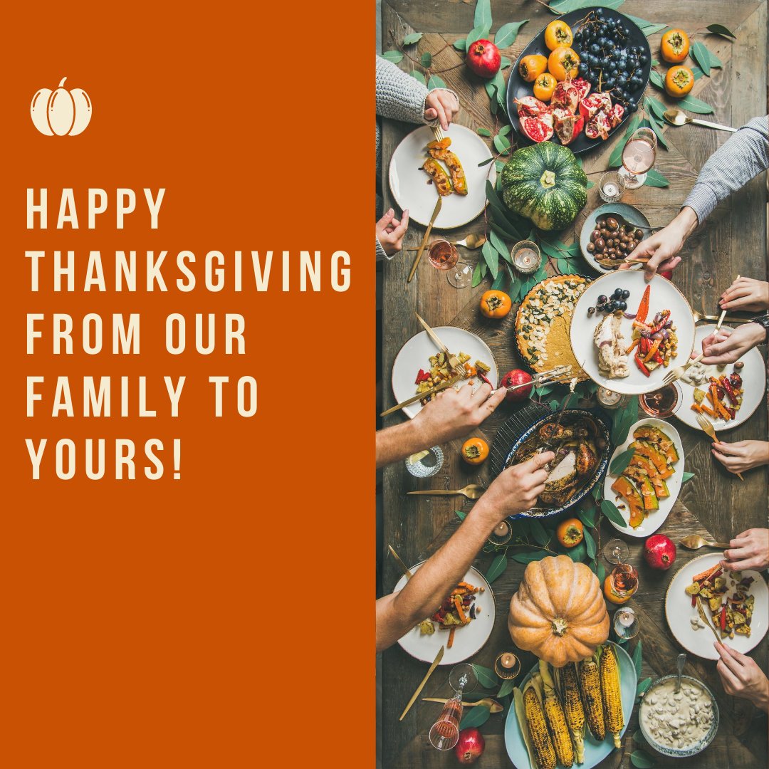 Happy Thanksgiving from our golf club family to your family!