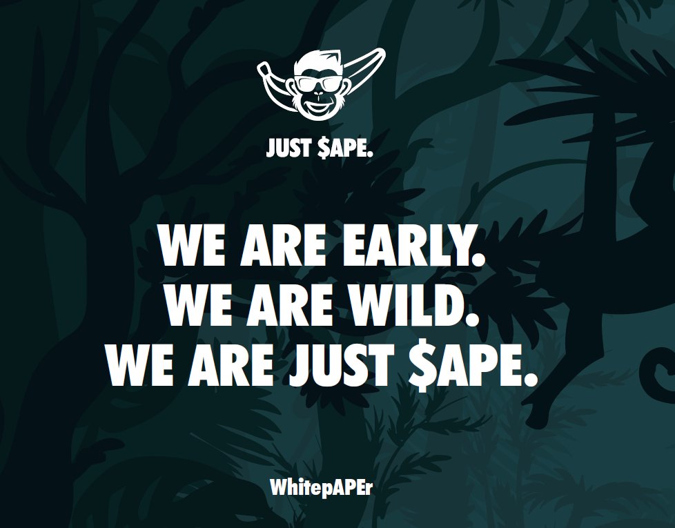 JUST $APE tweet media