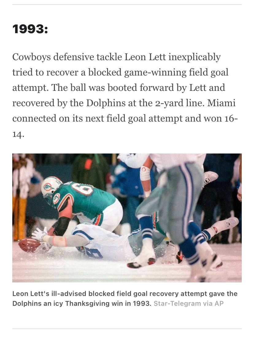 JAShelton's tweet photo. This day 28 years ago!  Thanks for the memories Leon Lett!! https://t.co/KtQhcQXZQ9