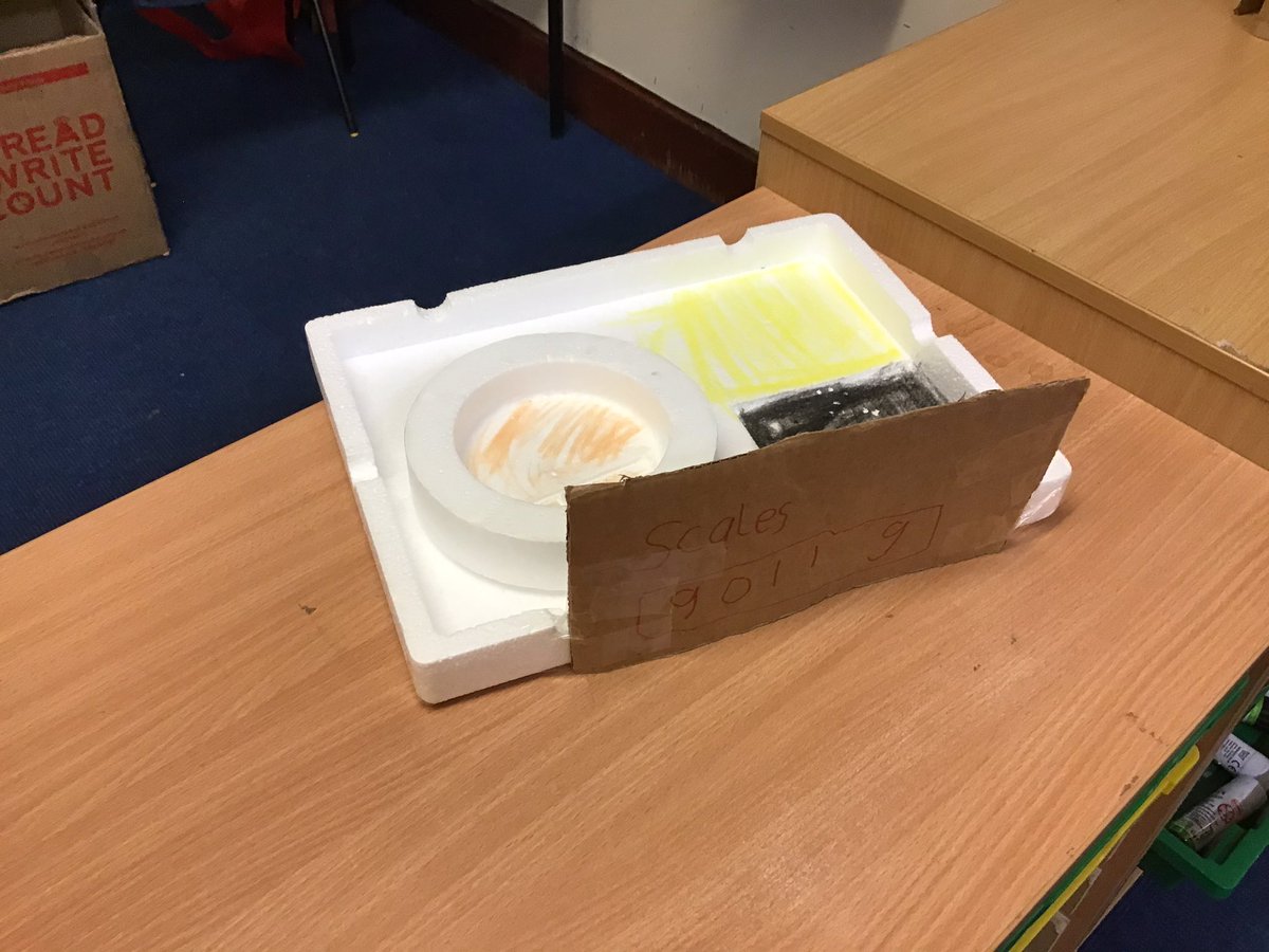 BainMiss's tweet photo. In The Primary Shop you will find a wide range of products which have been priced, a set of scales, a fridge and a post box just outside. @FernieleaSchool 2/3 https://t.co/sentNPaZxx