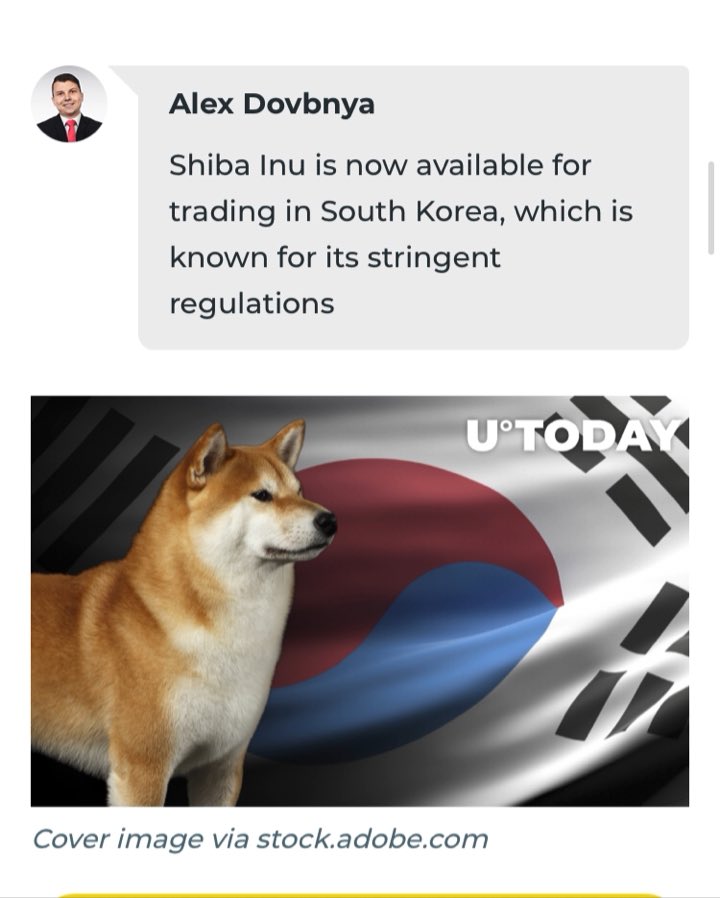 Crypto_58's tweet photo. #shib 🇰🇷マネー来る!?

　大手Korbit取引所デビュー! 韓国初!

 #SHIB https://t.co/kMyXdPjNp7