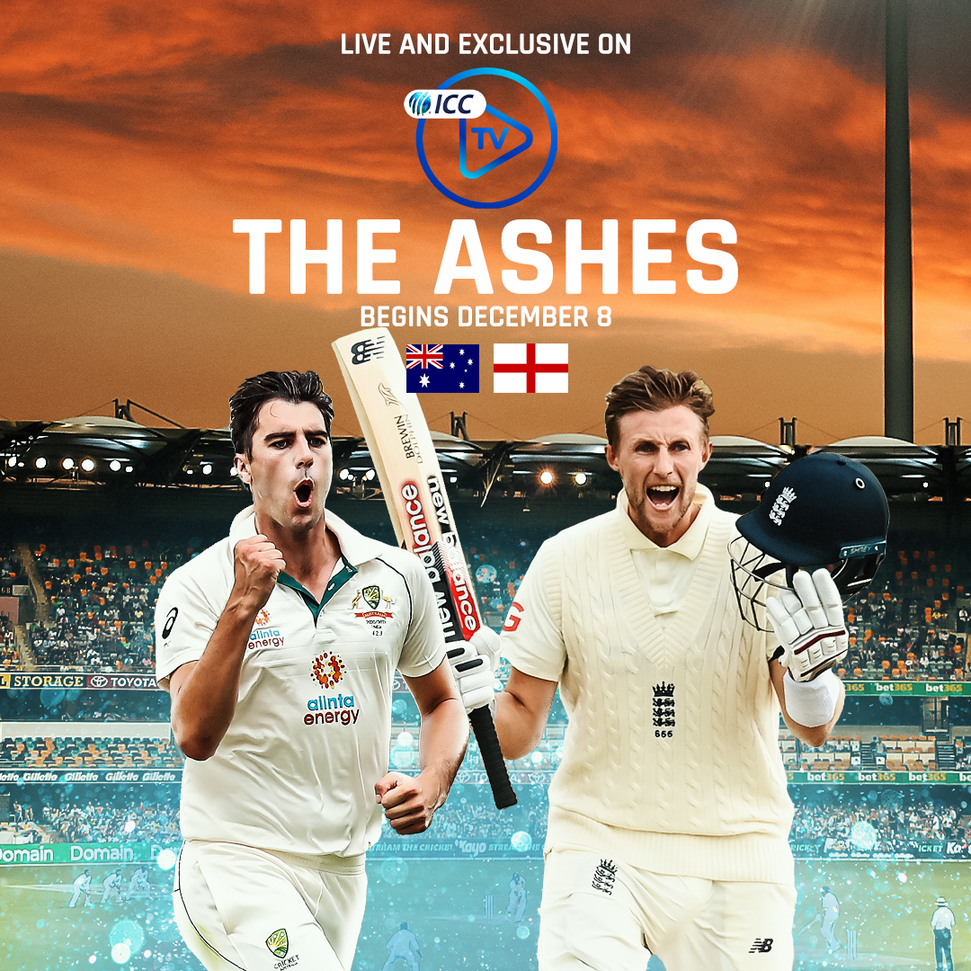 ICC's tweet photo. Everything you need to know about the #Ashes and how to watch it LIVE on https://t.co/CPDKNxoJ9v 📺

Details 👉 https://t.co/cdlE81JhkS https://t.co/BGlDkPfSxP