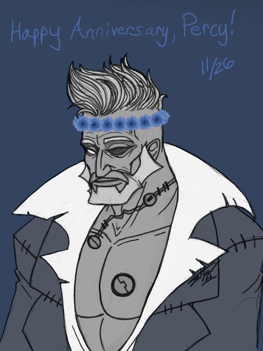 The_Kat_Warrior's tweet photo. It's only the 25th but eh, hell with it. 

Percy doesn't have a character day yet so Happy Anniversary <3

#第五人格  #IdentityV #IDVfanart #IDVPercy #IDVUndead #ペルシー #アンデッド https://t.co/HhpYvsaKA1