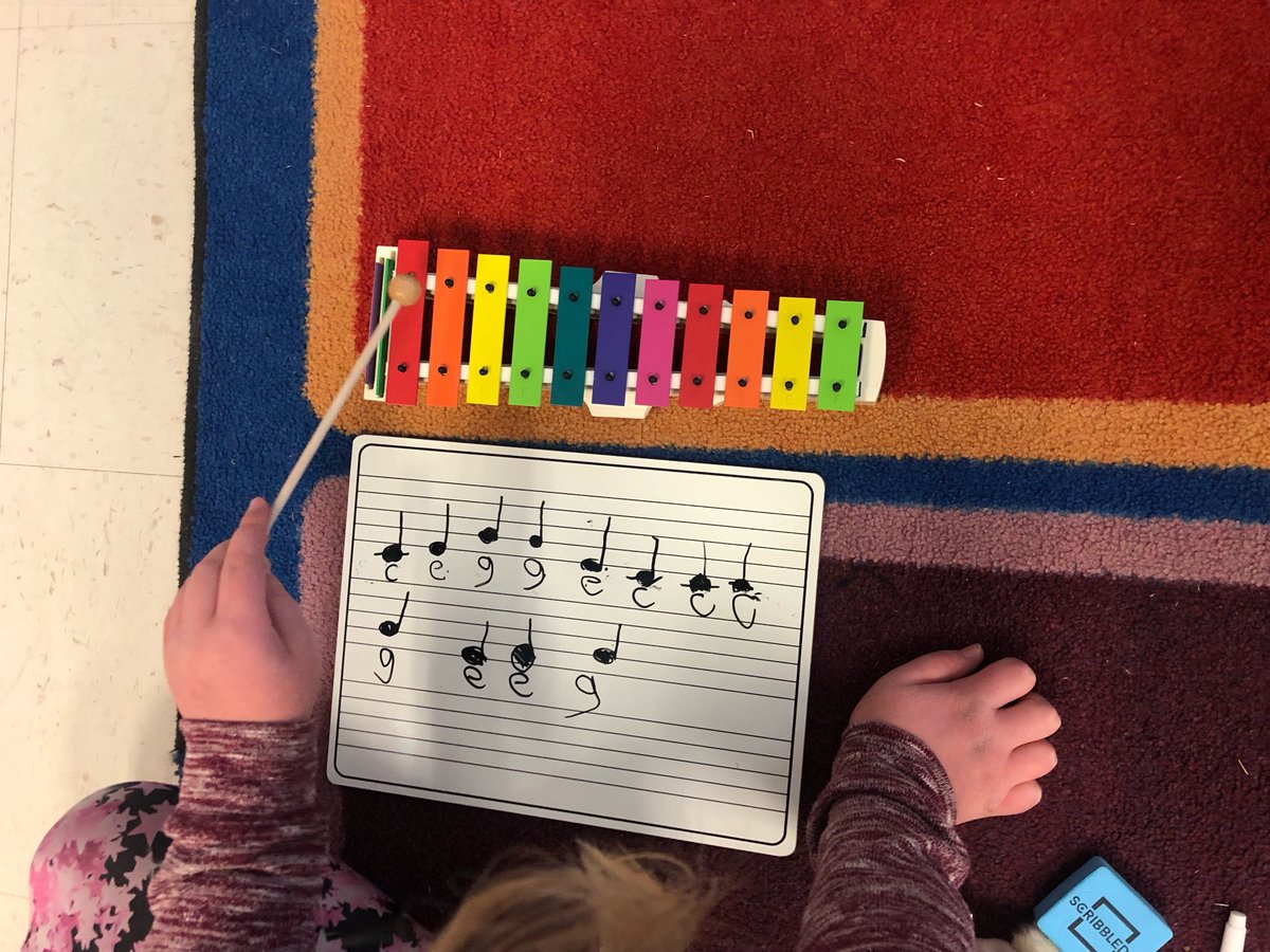 Grade 3 xylophone compositions!  The next Beethoven?  ⁦<a href="/rvsed/">Rocky View Schools</a>⁩