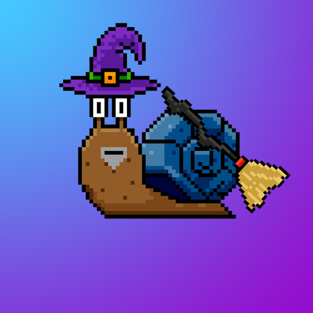 NftSnailpeek's tweet photo. Available now at @opensea
SnailGang #014
 "The witch snail"
You can collect it or buy it. Or not you will be bewitched into a snail🐌😨. 
🔥No gas fees
🔥Created on Polygon Blockchain

Get it now 🔥Link on bio.

#nft #nftart #nftcollector #NFTCommunity #nftcollector #NFTCommunity https://t.co/z48fIk4dFd
