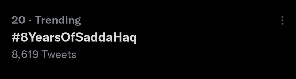 SanDhirParShFC's tweet photo. Thank You Everyone For Your Unconditional Love And Support 

We Did It Family 😎💪

#8YearsOfSaddaHaq 

@HarshitaGaur12 @8paramsingh #Parsh #Sandhir #SaddaHaq #AnkitGupta #Prince 
@6ankitgupta @princedua001 @MamtaYPatnaik https://t.co/iLrW7hszEy