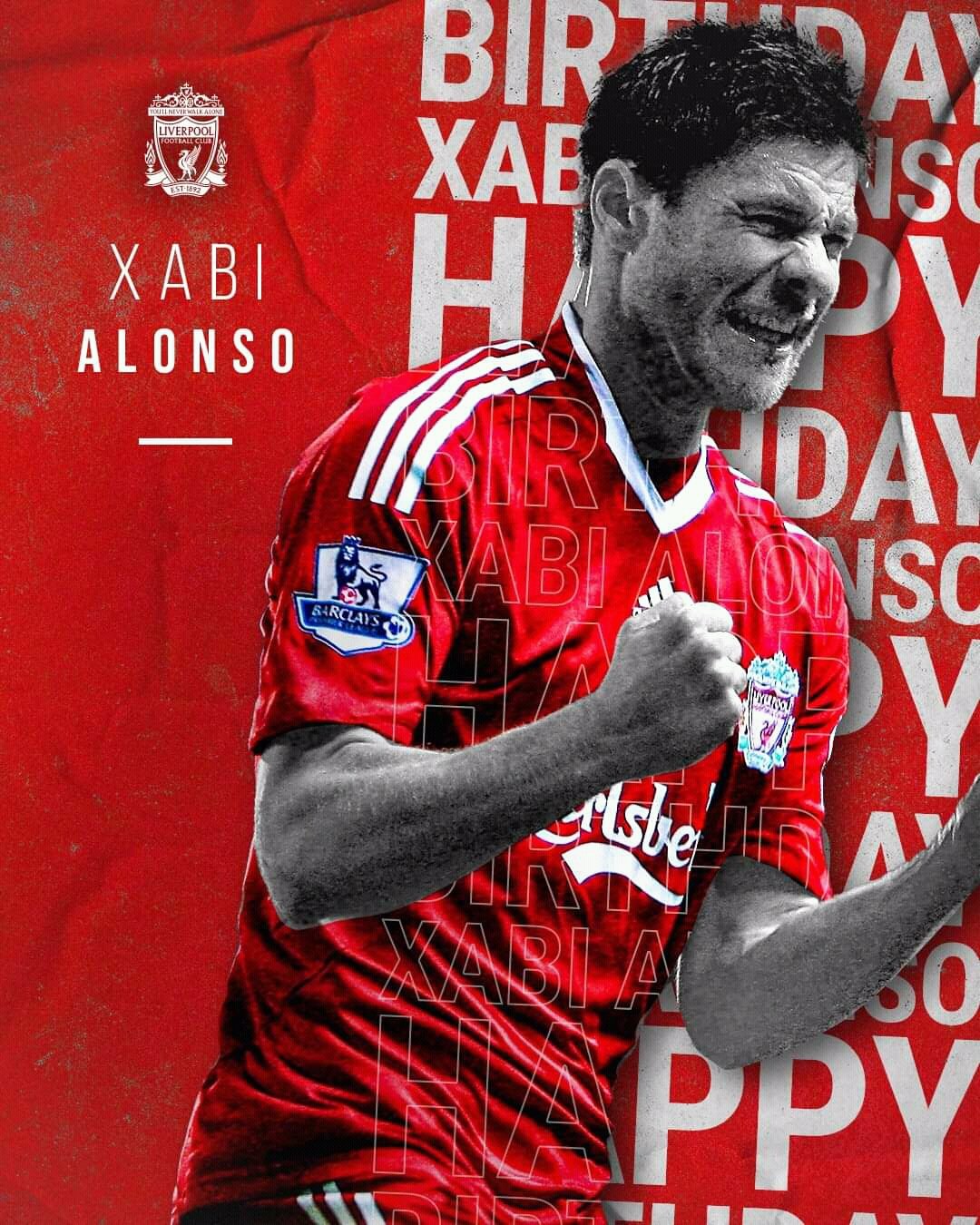 Happy Birthday to the legend Xabi Alonso   . Have a great Birthday 