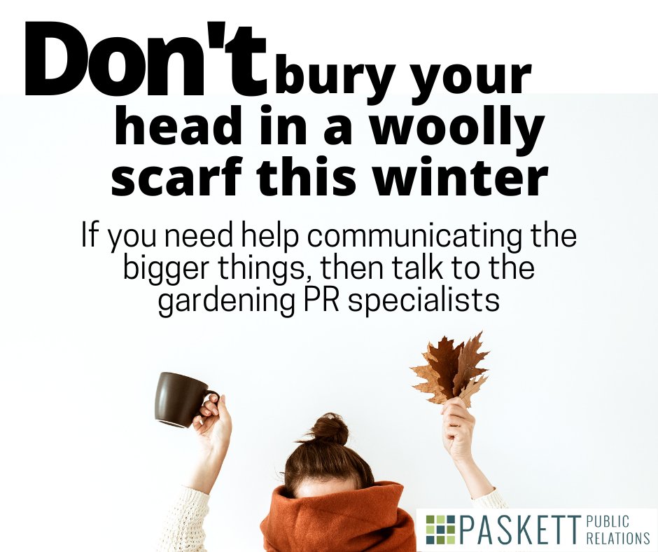 Spring is a key time for gardens and for the gardening media. If you are thinking that you might need some PR or social support around this time then don't wait for the grass to thaw under your feet, give us a call today.