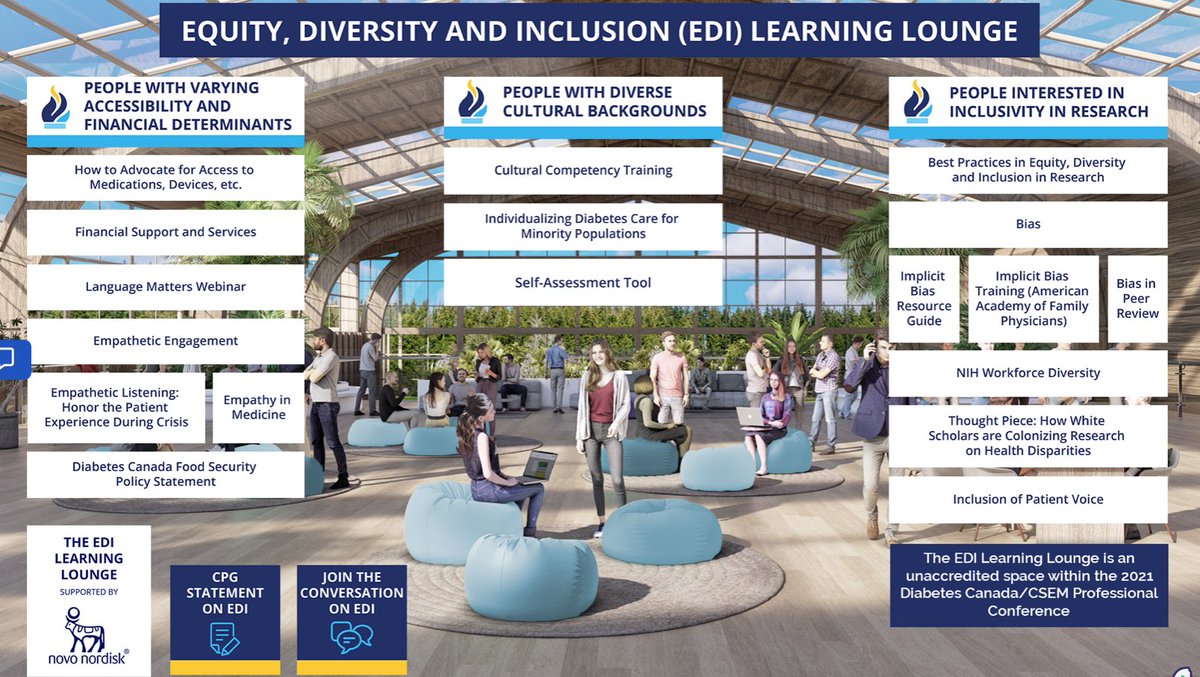 Great to see @DiabetesCanada starting its journey to be more inclusive. Watch out for how this will impact the development and dissemination of future #CPGs Thanks to @doreen_rabi @DianaSherifali and @SeemaInOttawa for their roles in leading this work #DCAN2021
