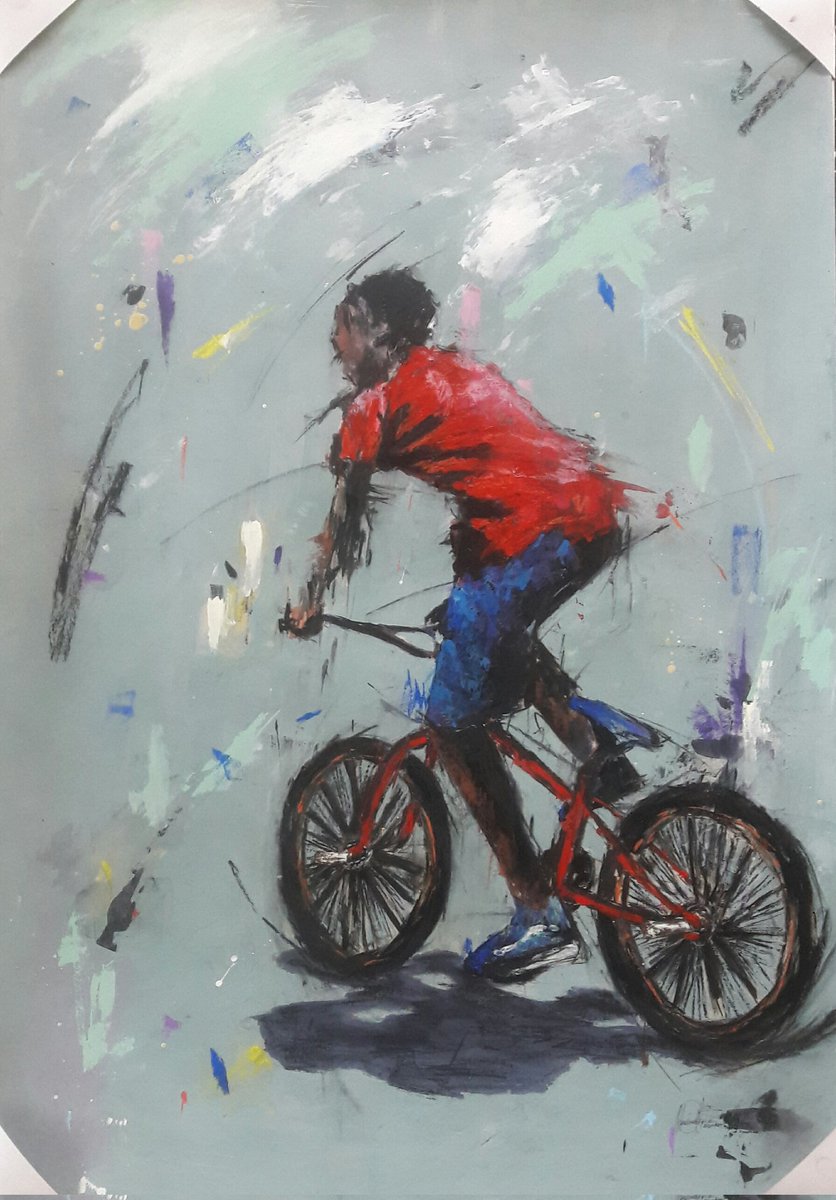 KgosanaArt's tweet photo. Title on a bike 
Price: R8 500.00
Call number 0829368116
Iam an South African artists https://t.co/3fVnT4Z4kF