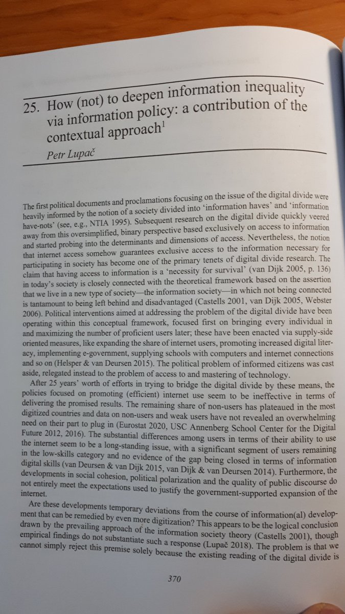 PetrLupac's tweet photo. Checked.
Hope both the information politics and research will get informed by this marvelous and inspiring volume https://t.co/yv6qQUKo2Q