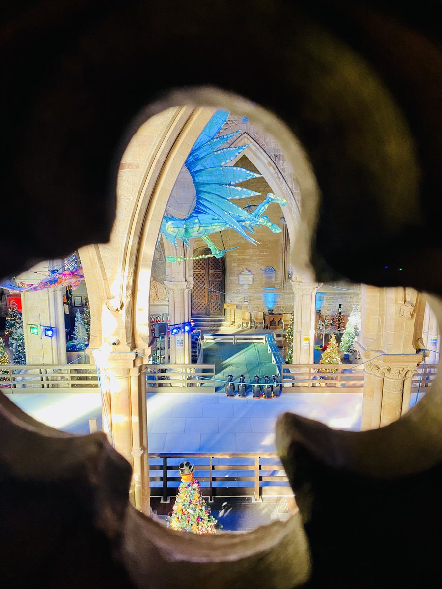 Our stunning church <a href="/StWulframs/">St Wulframs</a> has an ice skating rink, beautiful Angel sculptures and is filled with many different Christmas trees designed by local organisations! You must pay a visit if you are in Grantham!