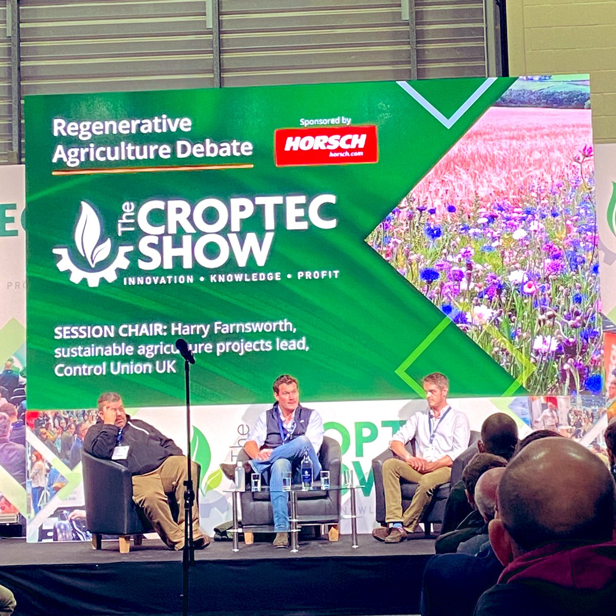 Great #regenerativeagriculture debate today <a href="/CropTecShow/">CropTecShow 🌾</a> with <a href="/bentd76/">Ben Taylor-Davies</a> <a href="/FoxburrowFms/">Will Goff</a> <a href="/hcfarns/">Harry Farnsworth</a>  and #edhorton
