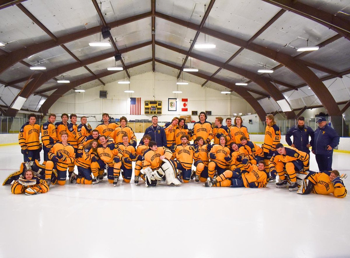 WVUD2Hockey's tweet photo. Happy Thanksgiving, from our hockey family to yours! 

#LetsGo #TimeToClimb #WVUHockey https://t.co/ROyfkANBwL